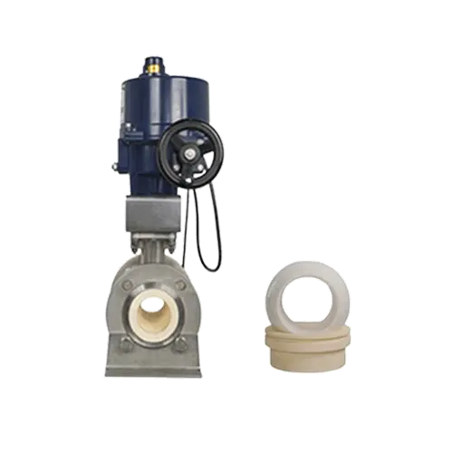 Válvula de bola forrada de cerámica para encendido apagado