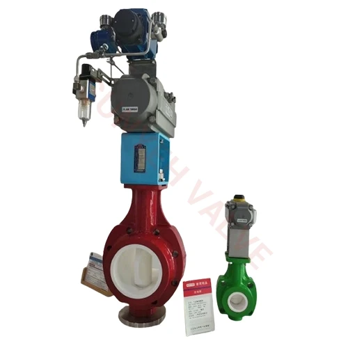 ceramic lining butterfly valve from sunyeh

